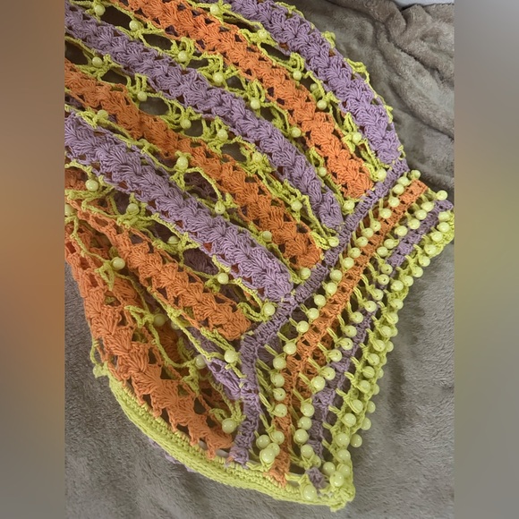 CeliaB Argento Crochet Skirt and Crop Top Set - Picture 8 of 10